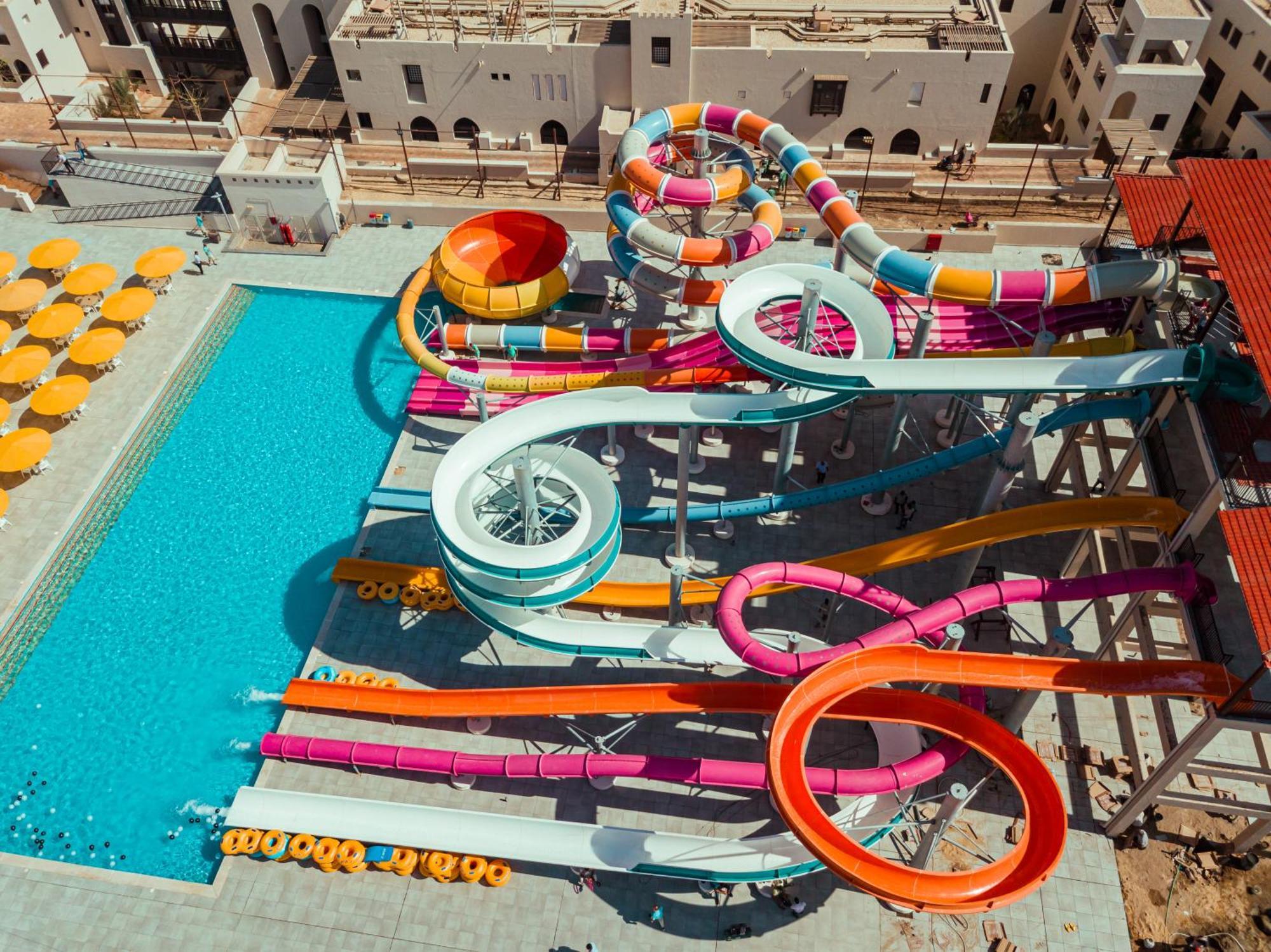 Pickalbatros Sands Порт-Галіб Екстер'єр фото Aerial view of the water park